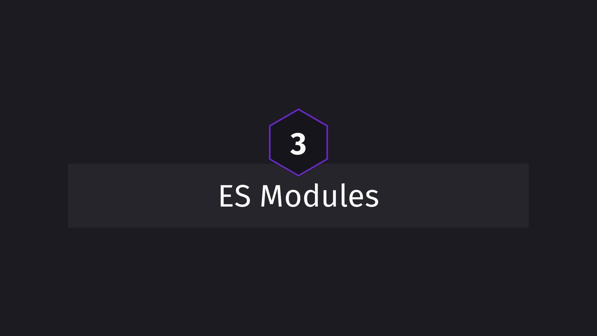 Постер к видео ES Modules